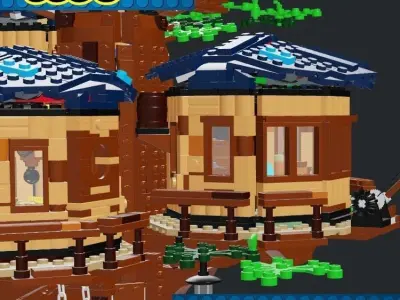 Lego - House Tree 3D print model