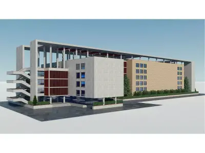 Office Building 1 3D model