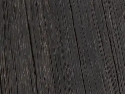 Polished Cherry Wood Grain PBR Seamless Texture