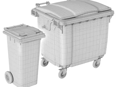 Dumpster Set 1 3D model