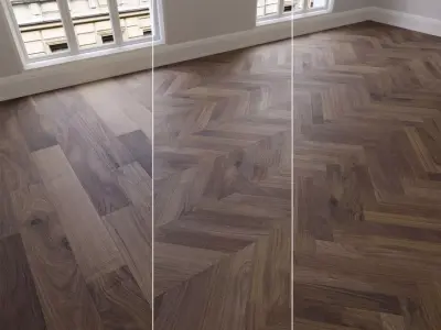 Parquet natural 3D model