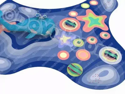 Whale  Playground 3D model