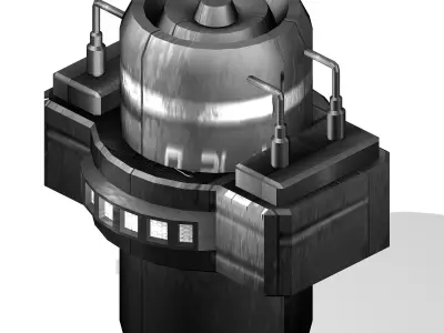 Satellite City Objects 03 3D model