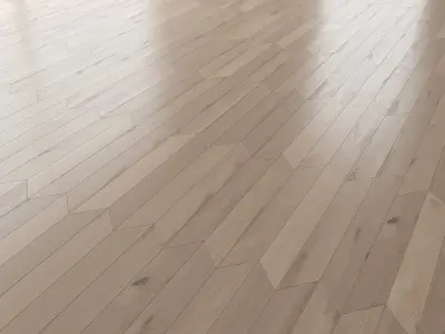 Parquet Oak Vergne Brushed set 6 3D model