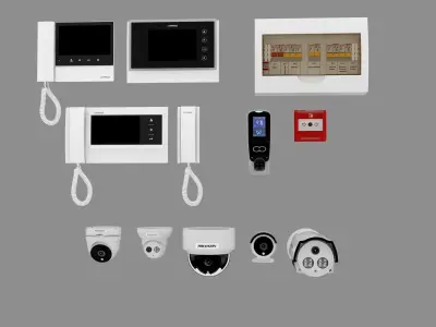 Security Collection Appliance Gadgets 3D model