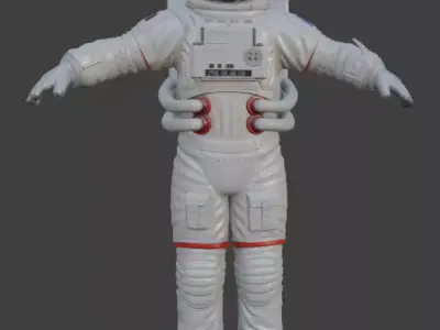 Astronaut Spacesuit 3D Model 3D model