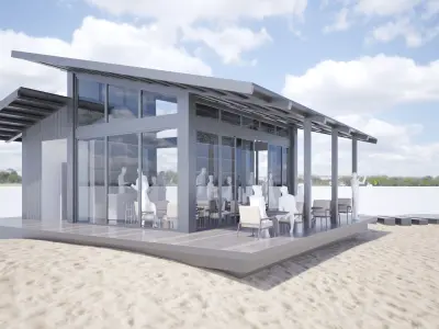 Halfway Golf House 3D model