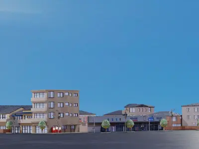 Japanese Street Low-poly 3D model