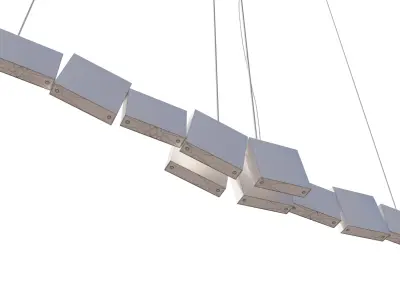 Modern Interior Lamp Set 3D model