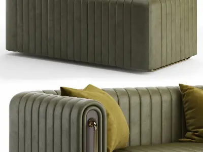 SOFA RIVERS Low-poly 3D model