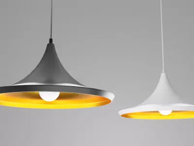 Pendant Ceiling Light P480BG Low-poly 3D model