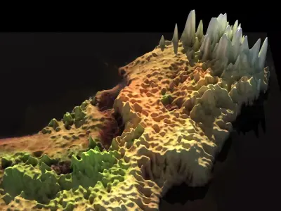 El Hierro Island 3D model