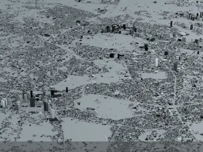 Tokyo Streets and Buildings 3D model