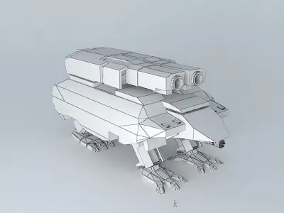 Robot lourd multiusage  Free 3D model