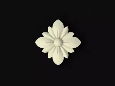 rosette dekor Free 3D model get