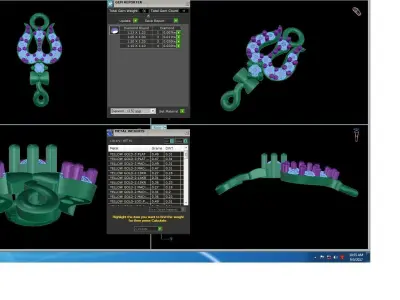 Trishul Spiritual Pendant 3D print model