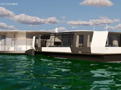  River Tram Station with River Electric Tramway 