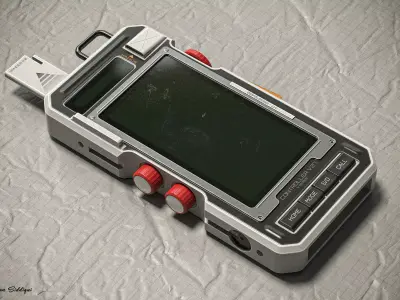 Sci-fi Controller V27 PBR Low-poly 3D model