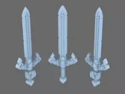 Pride Marines Power Sword 3D print model