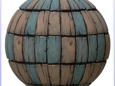 Stylized Wood Seamless Texture Texture 32