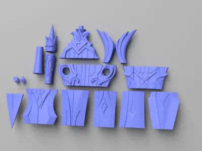 Genshin Impact - Song of Broken Pines - 3d file stl 3D print model