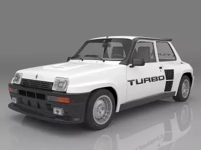1980 Renault 5 Turbo 3D model