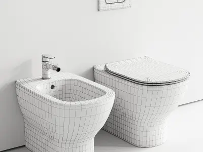 Ideal Standard Tesi WC art T3536V3 art T3540V3 3D model