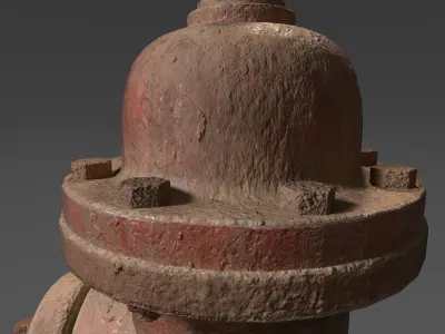 Street Hydrant 3D model