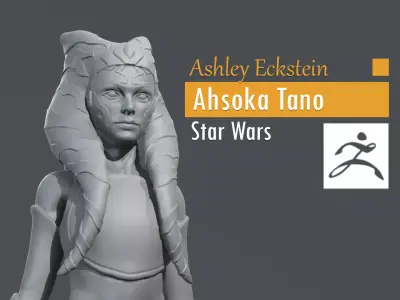 Ashley Eckstein -  Ahsoka Tano - Star Wars 3D print model