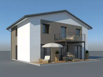 Generic Holiday Villa 011 3D model