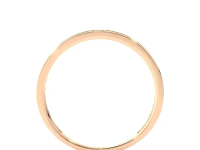 Light Minimalist Diamond Ring 3D print model