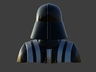 Hard Surface character model of Darth Vader  3D model