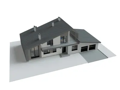 Modern House 3D model 62