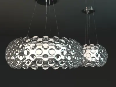 Crystal Ball chandelier by Maishang 3D model