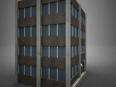 Japan building 09 model in Lightwave 3D 3D model