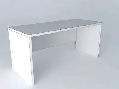 Desk DOORS HBIU 160 BRW Milano Oak 3D model
