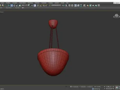 Lars Bylund Ceiling Lamp Low-poly 3D model