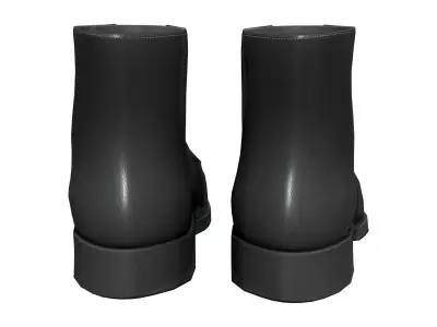 Mens Regency Shoes Low-poly 3D model