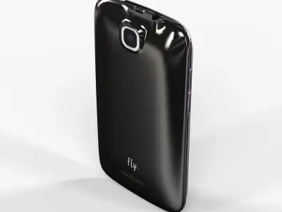 Fly IQ430 Black Low-poly 3D model