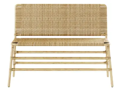 Rattan bench MD45  3D model