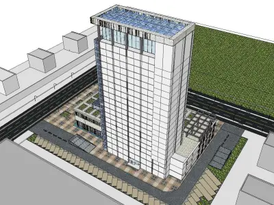 vacation spot-Resort-Fashion Leisure Hotel-0173 3D model