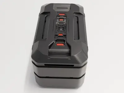 Sci-Fi Storage Crate 3D model