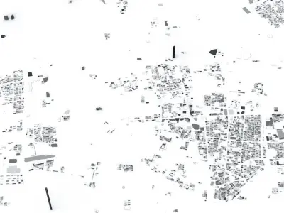 Nanjing Streets and Buildings 3D model