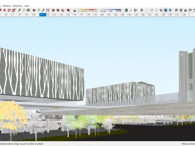 Sketchup Shopping Center G2 3D model