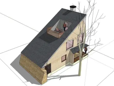 Creative Design-Holiday Cabin-056 3D model