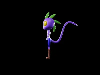 Lizard man 3d model 3D model
