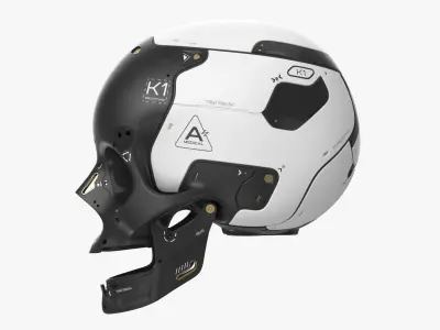 Artificial Skull 3D model