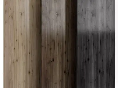 Walnut wood with 3 materials Texture
