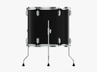  Floor Tom drum acoustic 3D model
