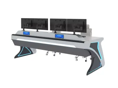 Control Room Desk  05 3D model